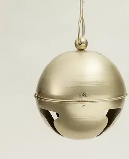 Vianočné dekorácie Závesná dekorácia Golden Bell II 21x23 cm