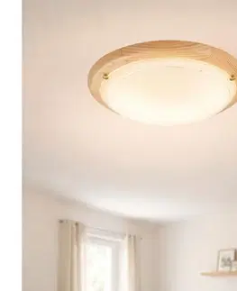 Svietidlá BRILAGI - Stropné svietidlo ORBIS 2xE27/60W/230V pr. 38 cm borovica 63042