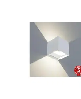 Záhradné lampy APLED - LED Vonkajšie nástenné svietidlo CUBE 2xLED/3W/230V IP65 134-0300