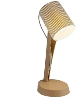 Lampy Rabalux 74089 - Stolná lampa SOLVET 1xE14/11W/230V béžová 74089