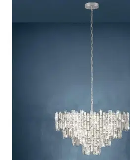 Svietidlá Eglo 39627 - Luster na reťazi CALMEILLES 10xE14/25W/230V priemer 78 cm 39627
