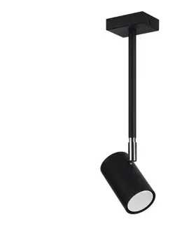 Svietidlá  SL.1074 - Luster na tyči NORANO 1xGU10/40W/230V čierna SL.1074