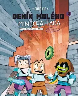 Dobrodružstvo, napätie, western Deník malého Minecrafťáka: komiks 3, 2. vydání - Cube Kid,Martin Herodek