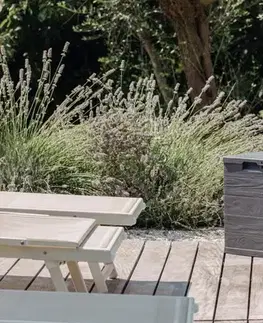 Záhradné úložné boxy Záhradný úložný box WOODYS 90 l Toomax
