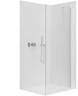 Sprchovacie kúty CERANO - Sprchová zástěna Walk-in Onyx Y L/P - 10 mm - chrom, transparentní sklo - 160x200  CER-8050BD8638