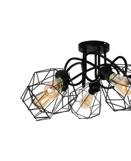 Svietidlá HEXE Prisadený luster DIAMENT 5xE27/60W/230V 0057