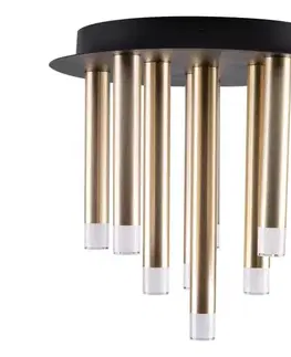 Svietidlá  Stropné svietidlo GLAM 9xG9/8W/230V zlatá 326645