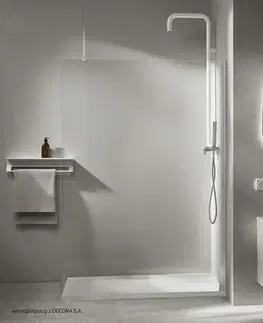 Sprchy a sprchové panely DEANTE - Silia bianco Sprchový stĺp, so sprchovou batériou NQS_A4XM