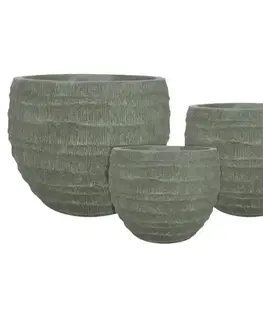 Záhrada kvetináč  LT14555-3S 37x37x29 zelený P162