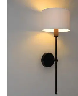 Svietidlá  Nástenné svietidlo MADELA 1xE14/40W/230V biele/čierne 0159