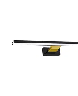 Kúpeľňové zrkadlá  LED kúpeľňové osvetlenie zrkadla SHINE LED/13,8W/230V 60 cm IP44 čierna/zlatá ML7885