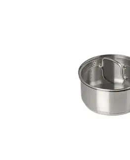 Hrnce PYREX Kastról nerezový 1,5L, 18cm s rúčkou + sklenená pokrievka INFINITY PYREX