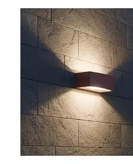 Svietidlá Ideal Lux - Vonkajšie nástenné svietidlo ANDROMEDA 1xE27/60W/230V IP55 hnedá 163536