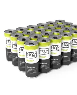 BCAA GymBeam MOXY BCAA+ energy Drink citrón limetka