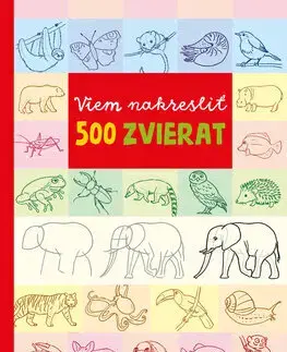 Pre deti a mládež - ostatné Viem nakresliť 500 zvierat - Norbert Pautner,Janka Jurečková