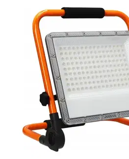LED osvetlenie SmartLED LED reflektor so stojanom LED/100W/230V 4500K IP65 oranžový 5838