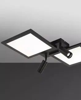 Moderné lampy do obývačky Stropnica BINGO BLACK AC-BILED32BL LED PL4