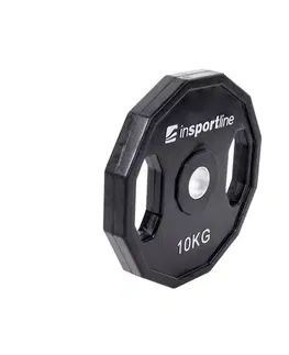 Závažia k činkám Pogumovaný kotúč inSPORTline Ruberton 10 kg 30 mm