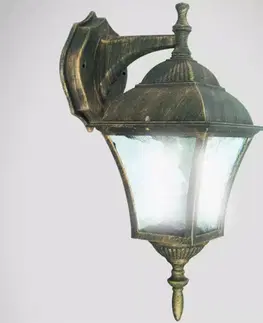 Vonkajšie rustikálne svietidlá Nástenná záhradná lampa Toscana 8391 K1