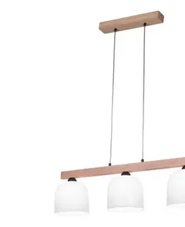 Svietidlá Kolarz A1352.83.W - Luster na lanku NONNA 3xE27/60W/230V dub/biela A1352.83.W