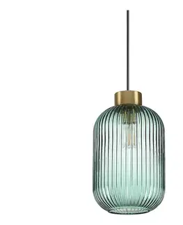 Svietidlá Ideal Lux - Závesné svietidlo na lanku MINT 1xE27/60W/230V pr. 14 cm zelené 248554