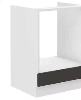 Kuchynské skrinky stojace Kuchynská skrinka STILO grafit mat/biely 60dg bb
