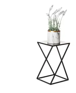 Stojany na kvetiny HowHomely Stojan na kvety 40x24 cm čierna 10-1365-1-40