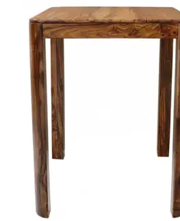 Jedálenské stoly Barový stôl 80x110x80 indický masív palisander