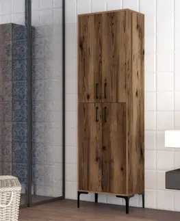 Šatňové skrine Viacúčelová skrinka Berlin A - Walnut