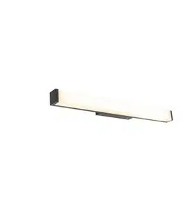 Osvetlenie do kúpeľne Moderné nástenné svietidlo do kúpeľne čierne 62 cm IP44 - Cascada