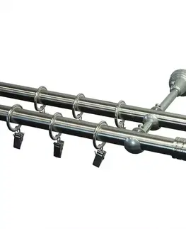 Garniže a kolajničky Garniž II Stylus Fi 19 160 cm Mati