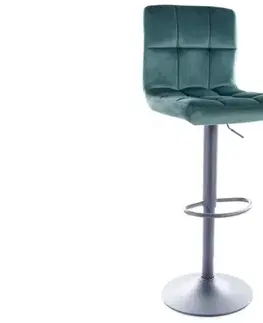 Barové stoličky Barová stolička C105 VELVET Signal