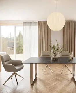 Jedálenské stoly DELIFE Jedálenský stôl Edge 200x100 keramika Laminam® Nero Greco antracitová nerezová oceľ široký