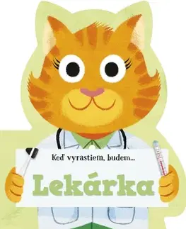 Leporelá, krabičky, puzzle knihy Keď vyrastiem, budem...Lekárka