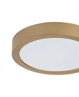 Svietidlá Rabalux 75078 - LED kúpeľňové stropné svietidlo SHAUN PLUS 24W/230V, priemer 22 cm, IP44, zlaté 75078