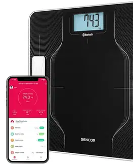 Osobné váhy Sencor SBS 8002BK inteligentná osobná fitness váha