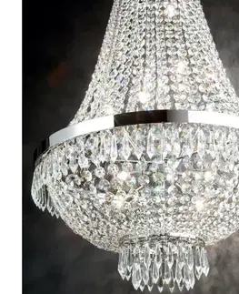 Svietidlá Ideal Lux - LED Krištáľový luster na reťazi CAESAR 6xG9/3W/230V pr. 38 cm chróm 033532