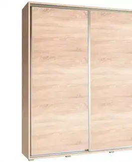 Šatníkové skrine Skriňa Penelopa sonoma 155 cm