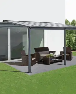 Záhradné slnečníky a doplnky Avenberg Hliníková pergola Avesta BW8, 5 x 3 m