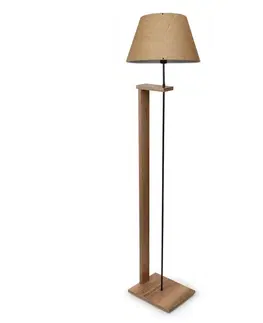 Stojacie lampy Drevená stojacia lampa AYD-3128