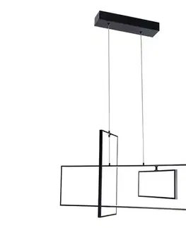 Svietidlá ONLI - LED Luster na lanku SQUID LED/60W/230V 4000K čierna 5047/SN