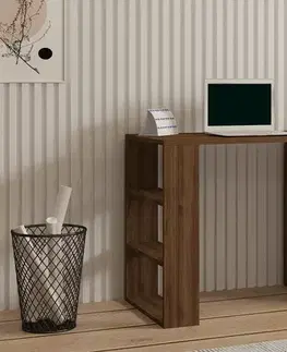Písacie stoly Písací stôl Cool - Walnut