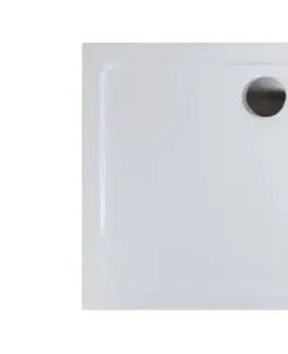Vane H K - Produkty značky Hezká koupelna - THOR Sprchová vanička z liateho mramoru, obdĺžnik, 110x80x3 cm SE-THOR-11080