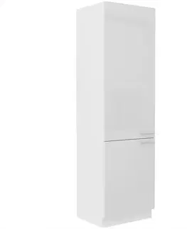 Kuchynské skrinky stojace Kuchynská skrinka Lara 60dk-210 2f Bb Mdf biely lesk