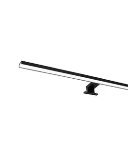 Svietidlá  LED Kúpeľňové osvetlenie zrkadla SAMOS LED/15W/230V 4000K 90 cm IP44 čierna 328601