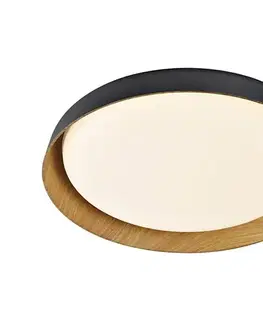 Svietidlá Top Light-LED Stm. stropné svietidlo SATELLITE LED/36W/230V 3000-6500K čierna + DO Satellite 40C RC