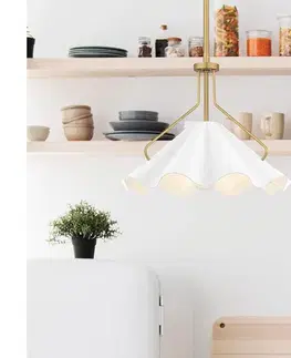 Svietidlá Elstead Quoizel QZ-MEJIA-1P-S-AB - Luster na tyči MEJIA 1xE27/60W/230V pr. 35,6 cm mosadz QZ-MEJIA-1P-S-AB