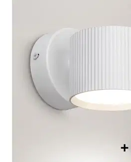 Svietidlá BRILAGI - LED RGB stmievateľné nástenné bodové svietidlo STRIPY 1xGX53/14W/230V Wi-Fi Tuya biela BG2846+IM1490