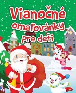 Nalepovačky, vystrihovačky, skladačky Vianočné omaľovánky pre deti