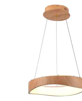 Svietidlá  LED Luster na lanku LED/18W/230V 3000K ø 40 cm hnedá 23363